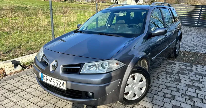 samochody osobowe Renault Megane cena 10499 przebieg: 223000, rok produkcji 2008 z Kraków